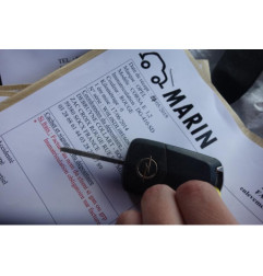 Poignee porte avant gauche OPEL CORSA D