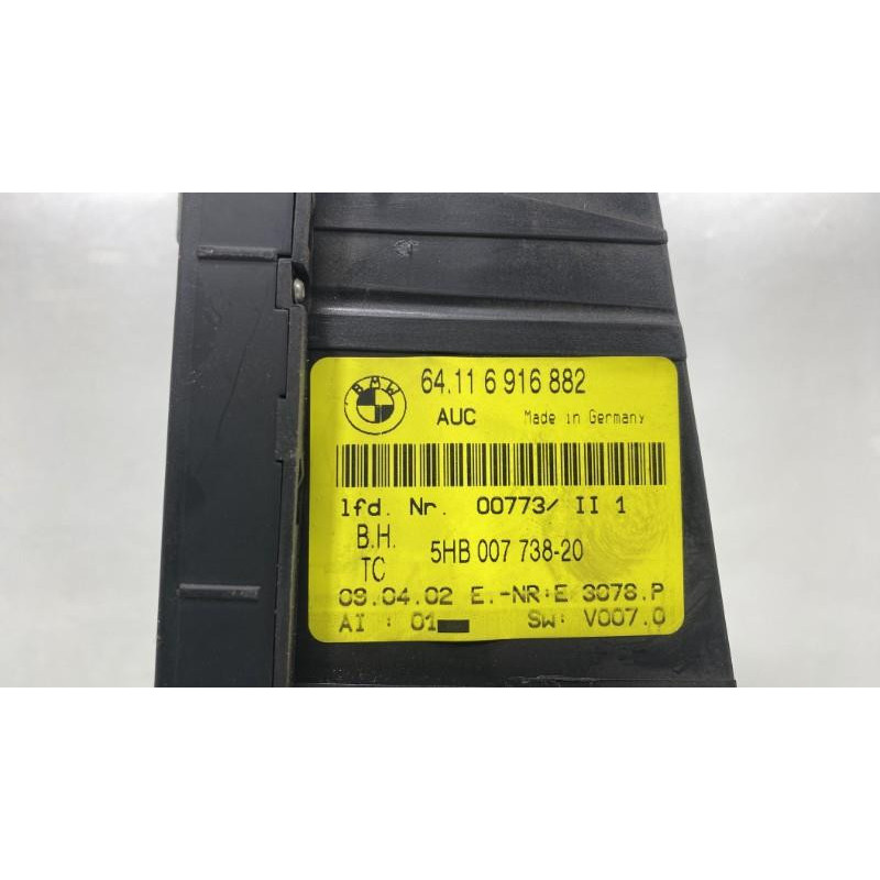 Commande chauffage BMW SERIE 3 E46 Photo n°3