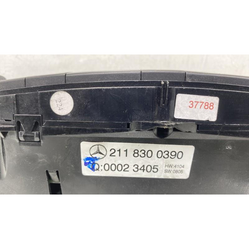 Commande chauffage MERCEDES CLASSE E 211 Photo n°3