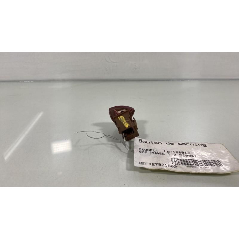 Bouton de warning PEUGEOT 807 Photo n°3