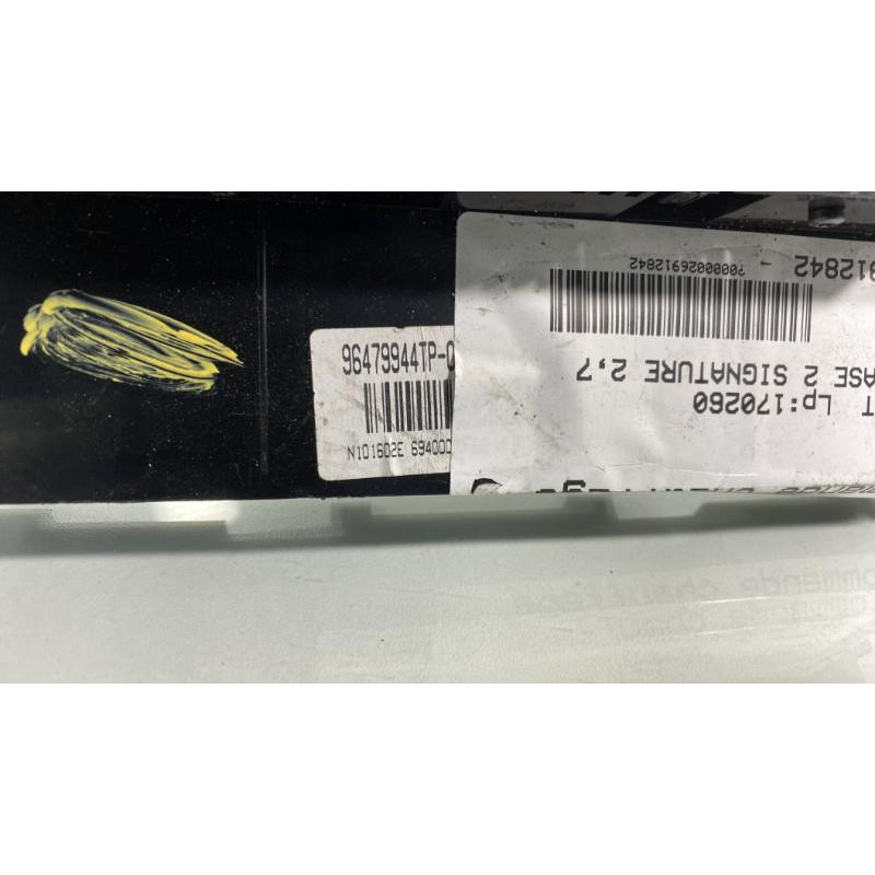 Commande chauffage PEUGEOT 607 Photo n°3