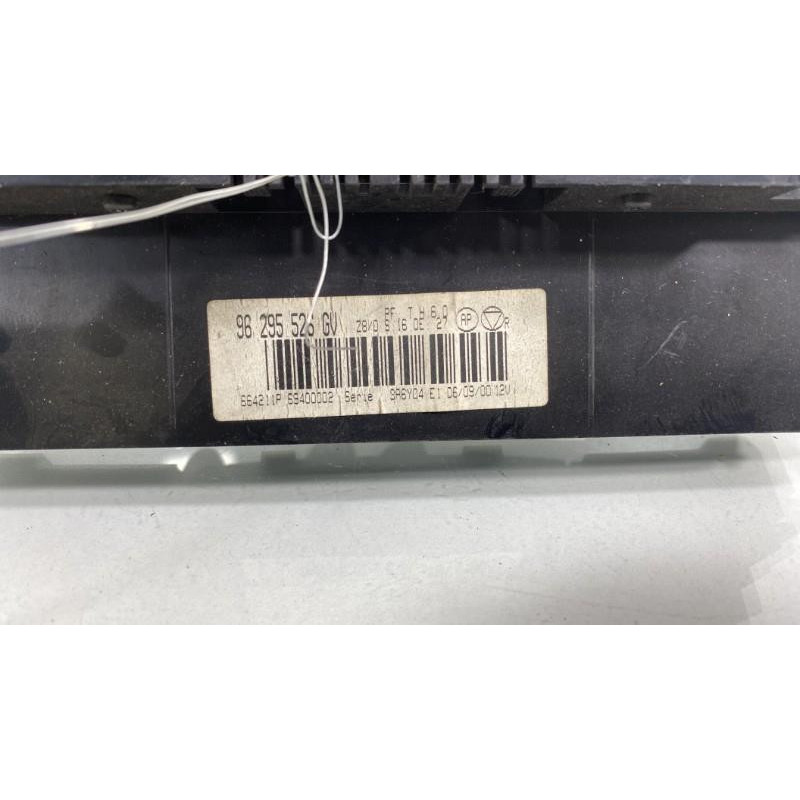 Commande chauffage PEUGEOT 607 Photo n°2