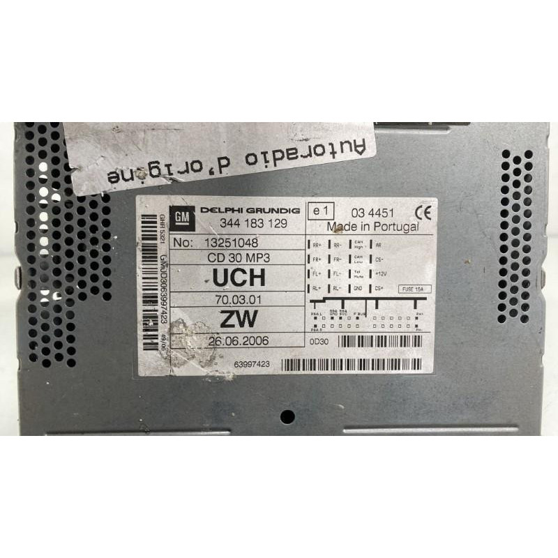 Autoradio d'origine OPEL ASTRA H Photo n°2