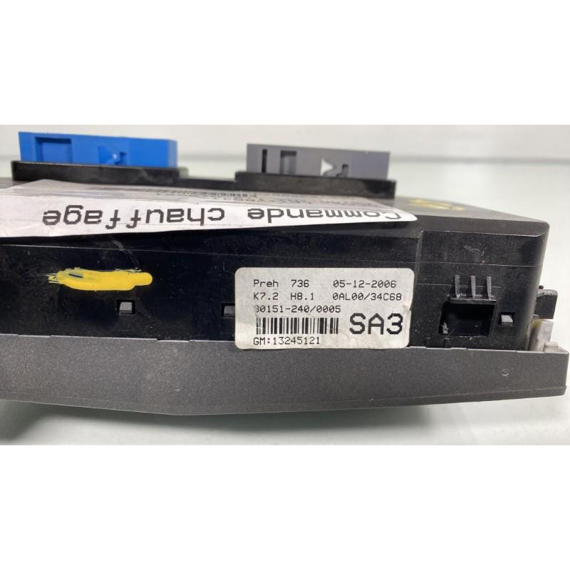 Commande chauffage OPEL ASTRA H Photo n°2