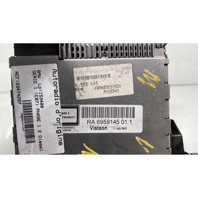 Autoradio d'origine BMW SERIE 1 E87 Photo n°2