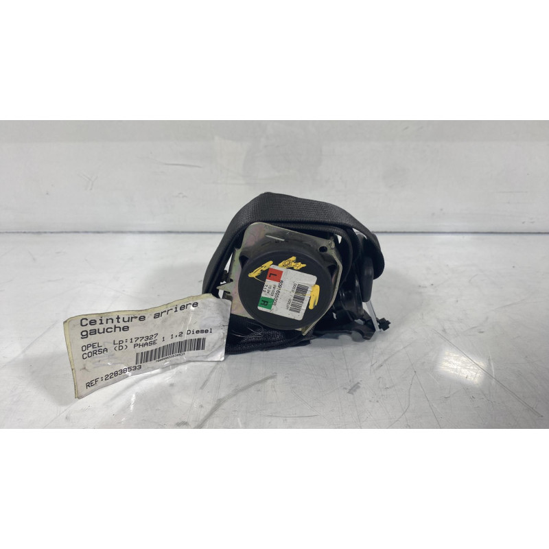 Ceinture arriere gauche OPEL CORSA D Photo n°1