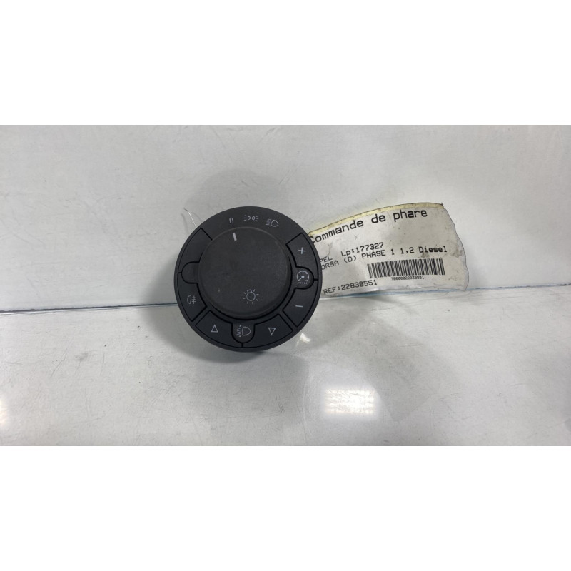 Commande de phare OPEL CORSA D Photo n°1