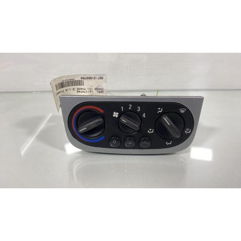 Commande chauffage OPEL CORSA C Photo n°1