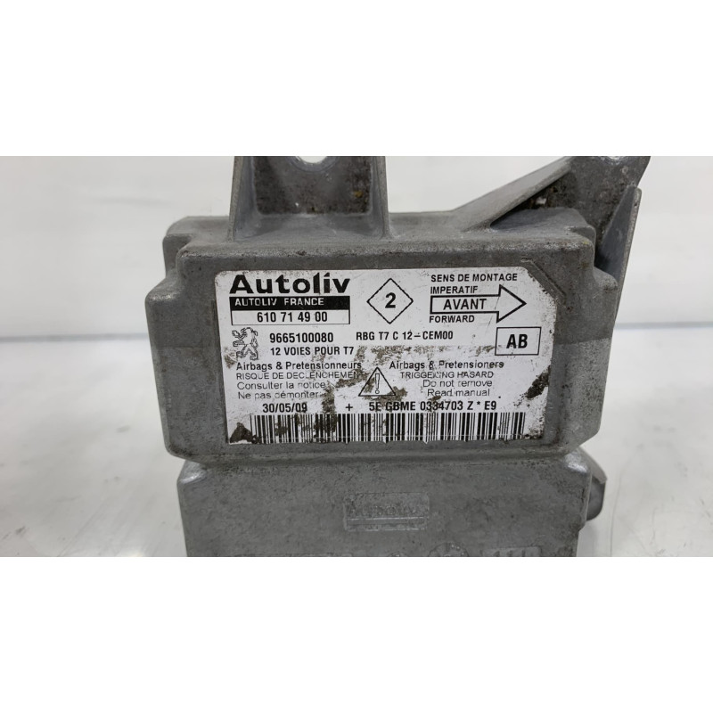 Boitier air bag PEUGEOT 308 1 Photo n°2