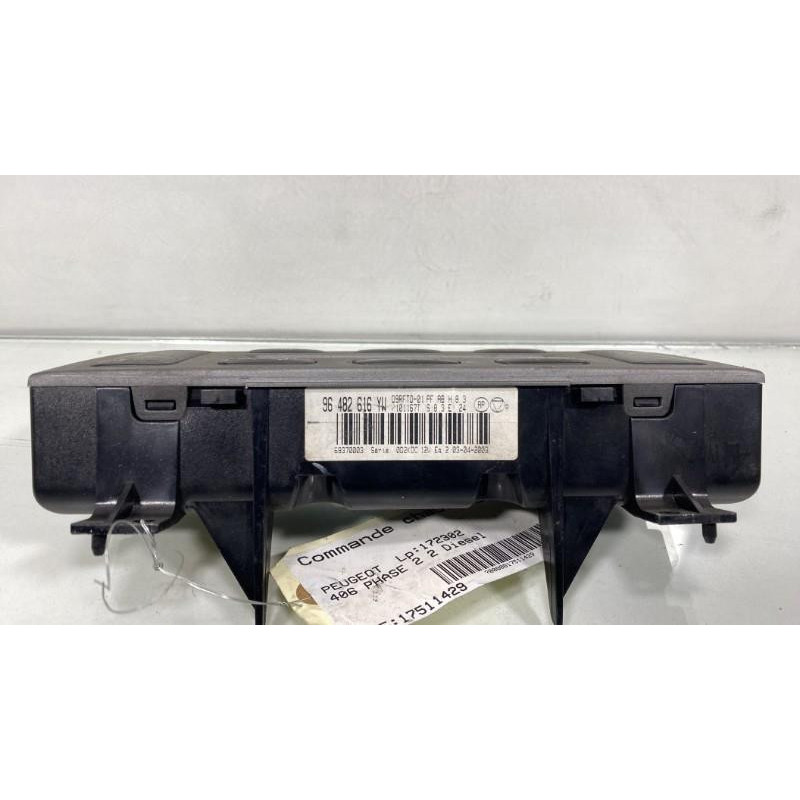 Commande chauffage PEUGEOT 406 Photo n°2