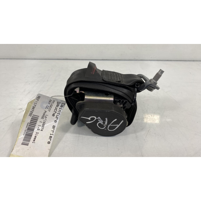 Ceinture arriere gauche PEUGEOT 207 Photo n°1