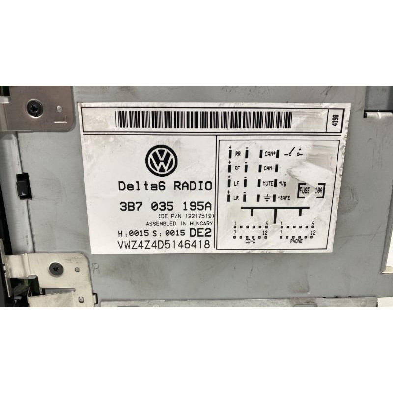 Autoradio d'origine VOLKSWAGEN PASSAT 4 Photo n°2