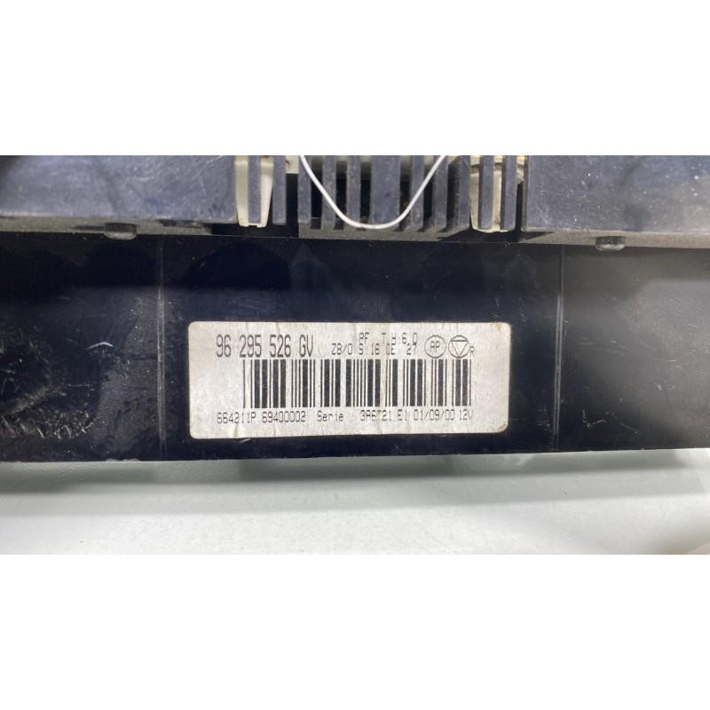 Commande chauffage PEUGEOT 607 Photo n°3