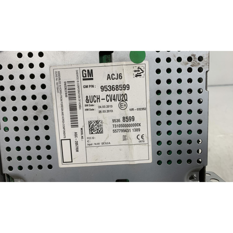 Autoradio d'origine CHEVROLET SPARK Photo n°2