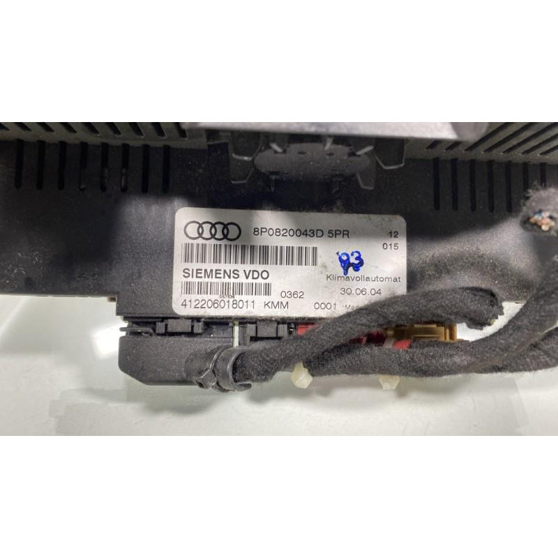 Commande chauffage AUDI A3 Photo n°3