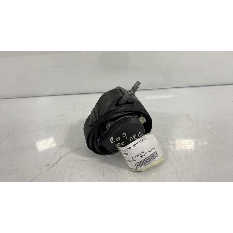 Ceinture arriere gauche PEUGEOT 207 Photo n°3