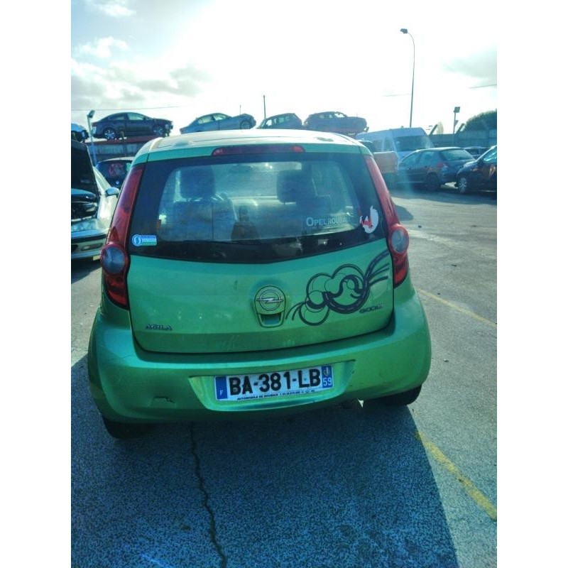 Plage arriere OPEL AGILA B Photo n°14