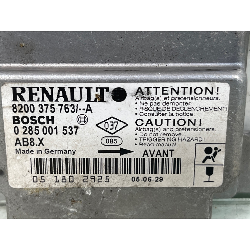 Boitier air bag RENAULT CLIO 2 Photo n°1