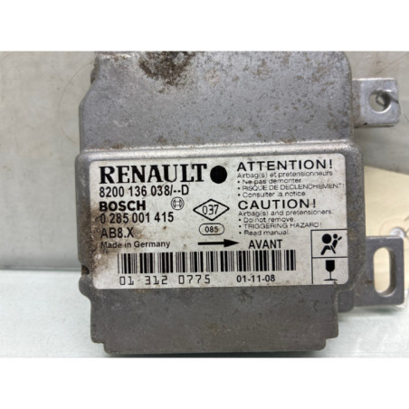 Boitier air bag RENAULT CLIO 2 Photo n°1