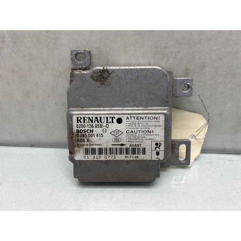 Boitier air bag RENAULT CLIO 2 Photo n°2