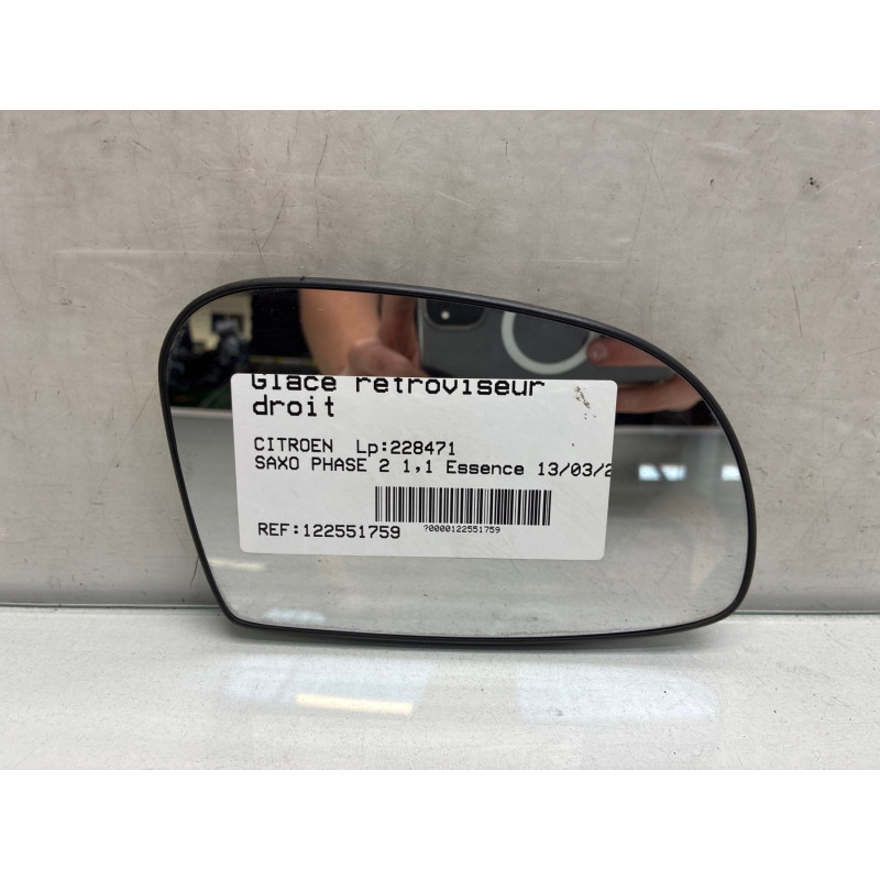 Glace retroviseur droit CITROEN SAXO Photo n°1