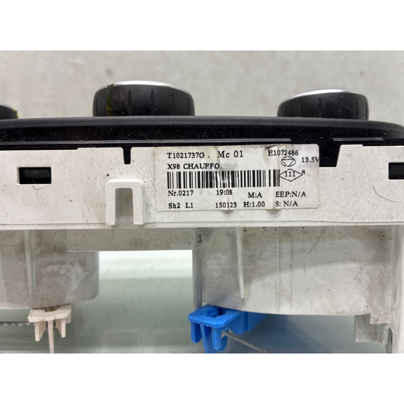Commande chauffage RENAULT CLIO 4 Photo n°4