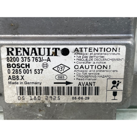 Boitier air bag RENAULT CLIO 2 Photo n°1