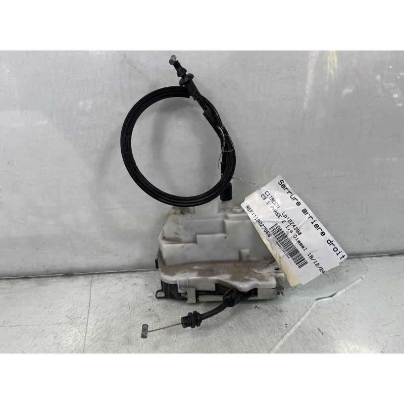 Serrure arriere droit CITROEN C3 1 Photo n°3