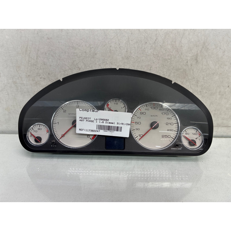 Compteur PEUGEOT 407 Photo n°4