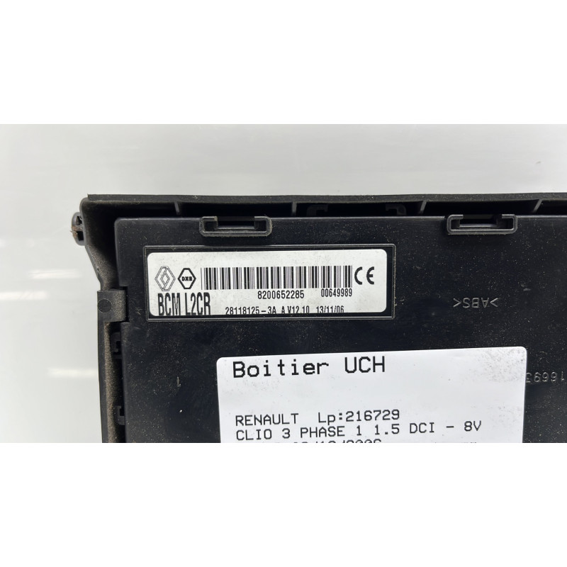 Boitier UCH RENAULT CLIO 3 Photo n°3