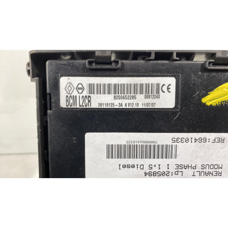 Boitier UCH RENAULT MODUS Photo n°1