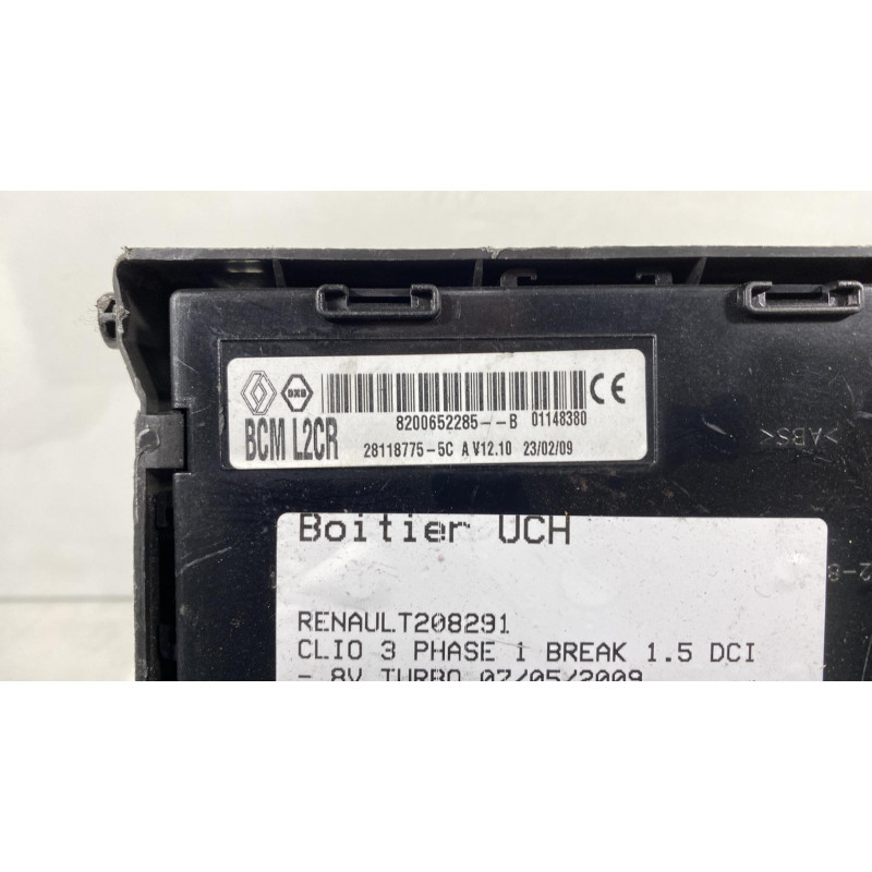 Boitier UCH RENAULT CLIO 3 Photo n°1
