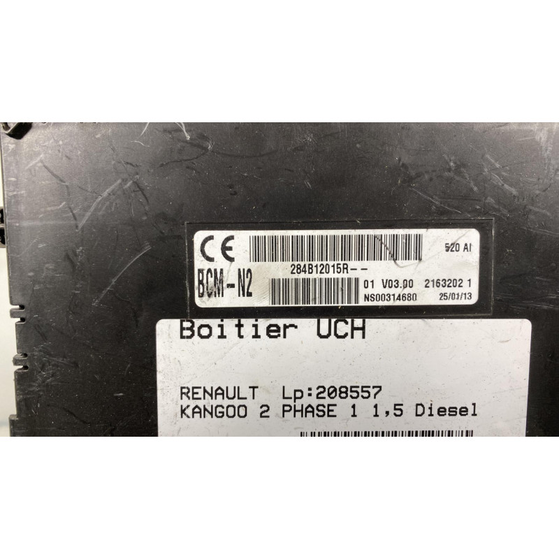 Boitier UCH RENAULT KANGOO 2 Photo n°1