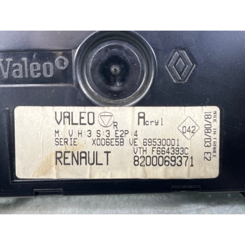 Commande chauffage RENAULT CLIO 2 Photo n°1