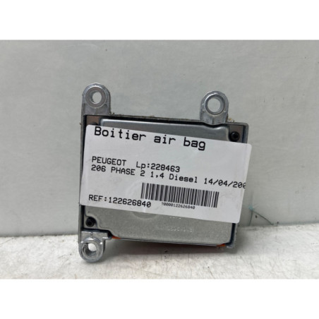 Boitier air bag PEUGEOT 206 Photo n°1