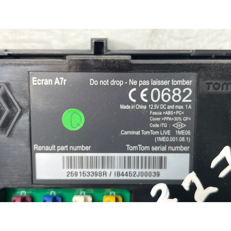 Ecran GPS RENAULT SCENIC 3 Photo n°3