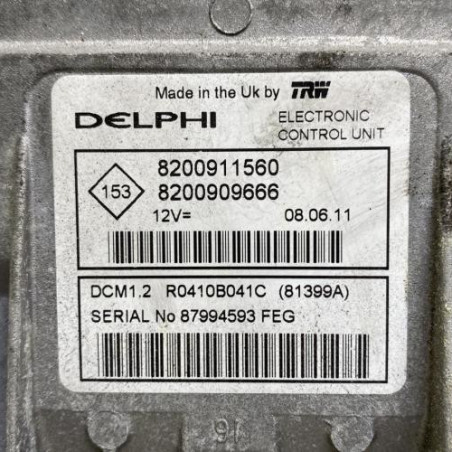 Calculateur moteur RENAULT CLIO 3