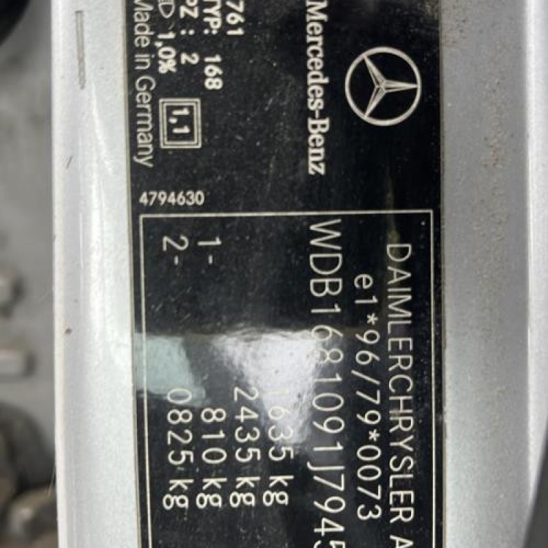 Bras essuie glace arriere MERCEDES CLASSE A 168 Photo n°10