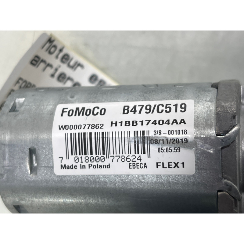 Moteur essuie glace arriere FORD FIESTA 7 Photo n°4