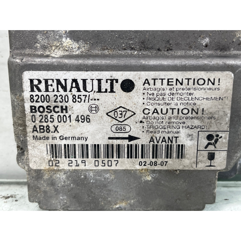 Boitier air bag RENAULT CLIO 2 Photo n°3