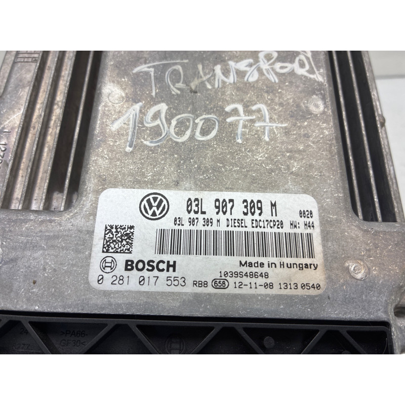 Calculateur moteur VOLKSWAGEN TRANSPORTER 5 Photo n°3
