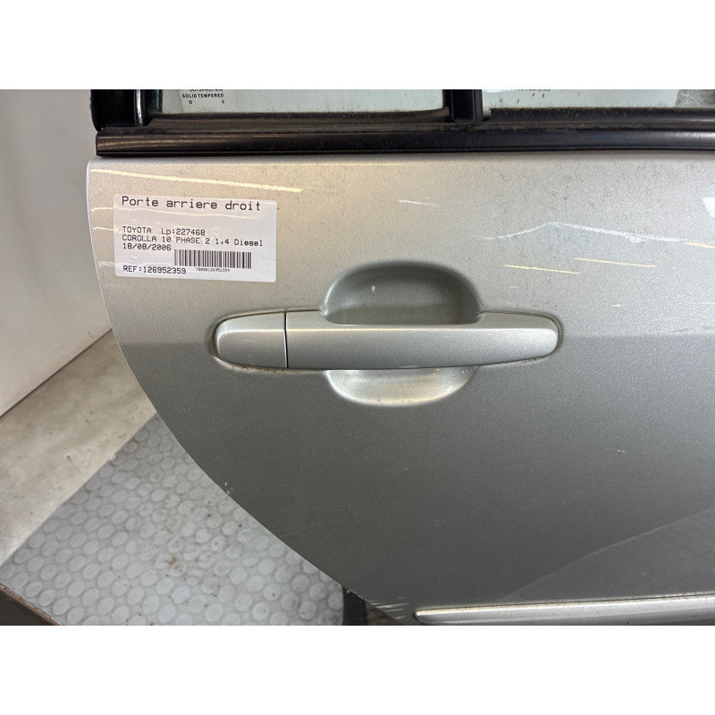 Porte arriere droit TOYOTA COROLLA 10 Photo n°3