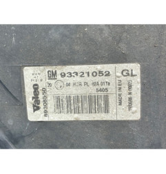 Optique avant principal gauche (feux)(phare) OPEL MERIVA A