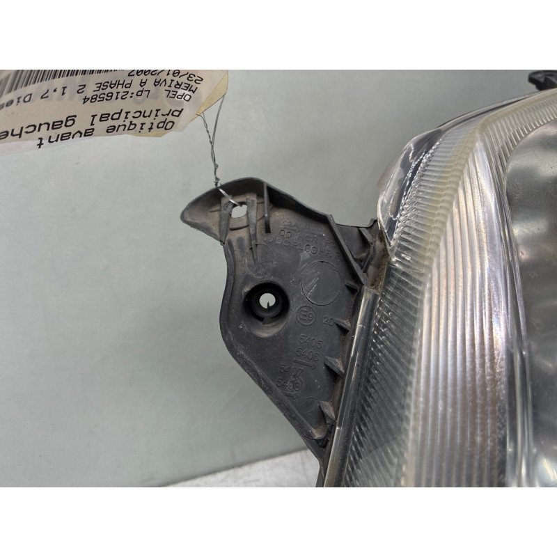 Optique avant principal gauche (feux)(phare) OPEL MERIVA A Photo n°5