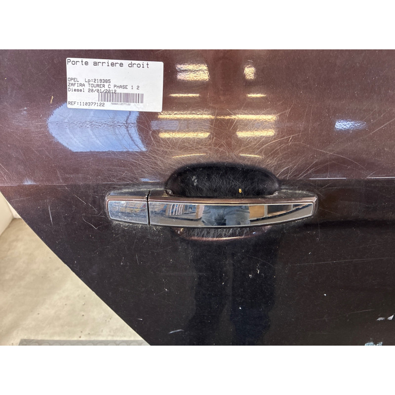 Porte arriere droit OPEL ZAFIRA TOURER C Photo n°3