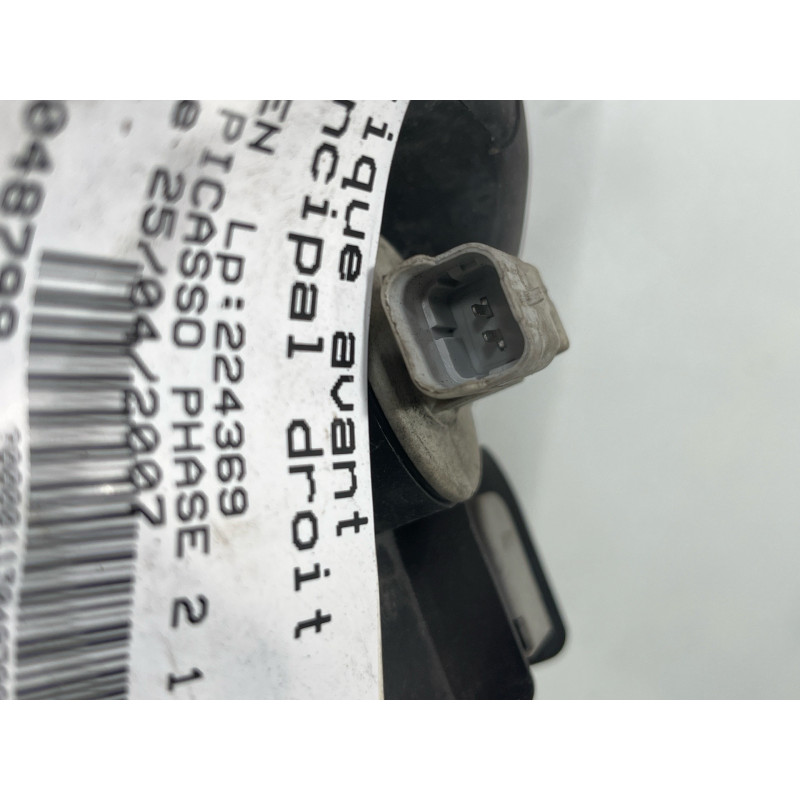 Optique avant principal droit (feux)(phare) CITROEN XSARA PICASSO Photo n°1