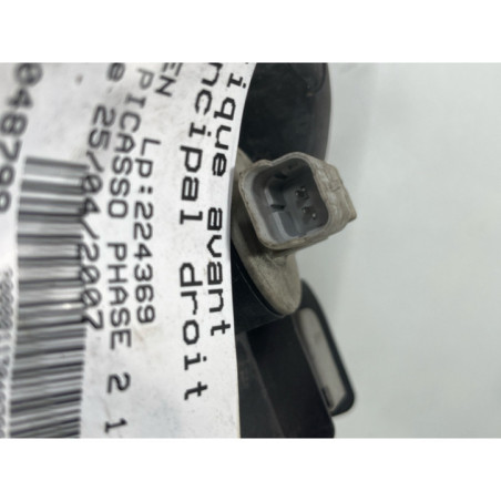 Optique avant principal droit (feux)(phare) CITROEN XSARA PICASSO Photo n°1