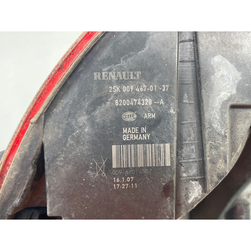 Feu arriere principal gauche (feux) RENAULT SCENIC 2 Photo n°3