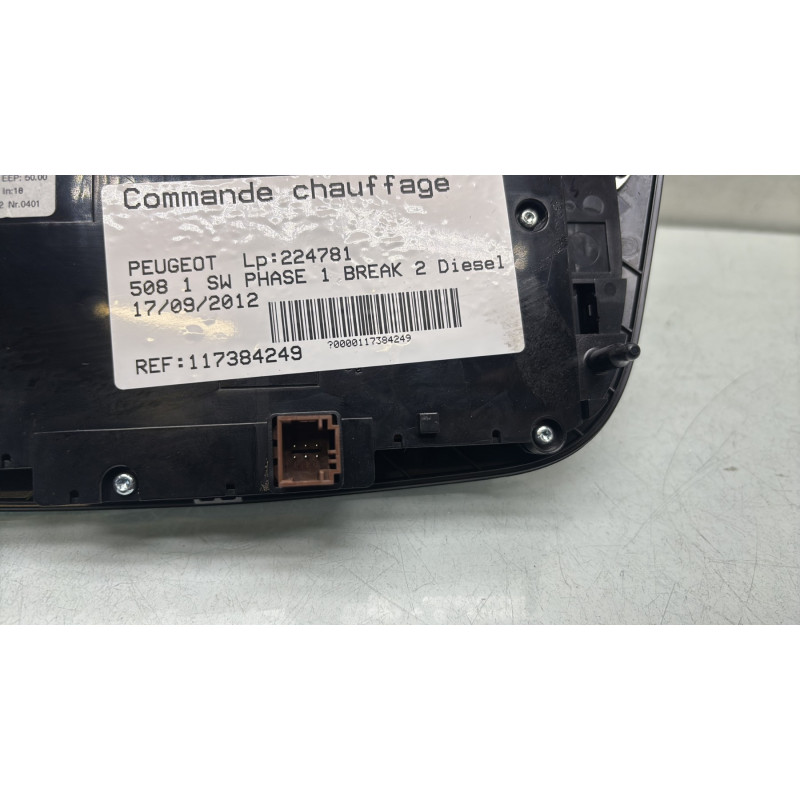 Commande chauffage PEUGEOT 508 1 SW Photo n°4