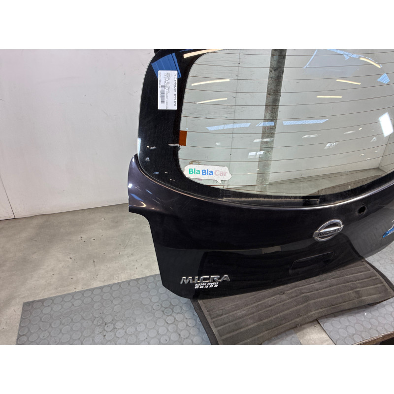 Malle/Hayon arriere NISSAN MICRA 4 Photo n°5